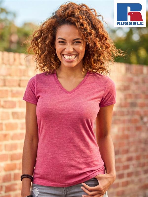 Offerta T-Shirt Donna Manica Corta Russell scollo a V