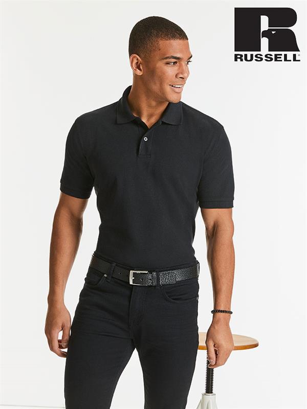Polo Uomo Manica Corta Russell Cotone 100% Pique 569M