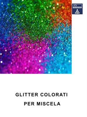 Glitter Colorati Per Miscela Su Trasparenti Stampa Tessuti