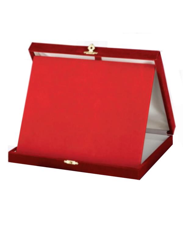 Astuccio 21X17X3 Rosso Per Targhe In Alluminio