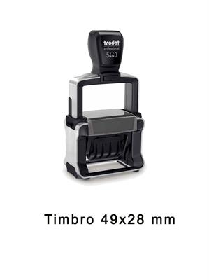 Trodat Datario 5440Pr4 Con Piastra 49X28 In Acciaio Inossida