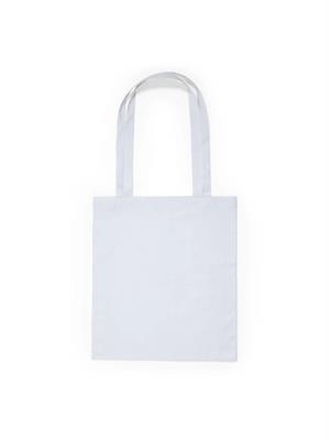 KNOLL BORSA IN COTONE MANICI LUNGHI  BIANCO 37X41