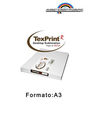 Carta Sublimatica Texprint R A3 110Fg Per Ricoh Gr.120