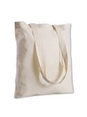 Pg210  Borsa Cotone Natural Manici Lunghi 38X42 130 gr