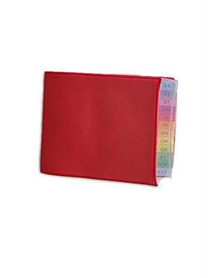Rubrichette Tascabili Rosso Cm 7X9