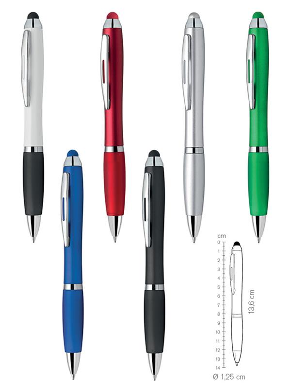 Pd091 Penna Sfera Con Gommino Per Touch Screen