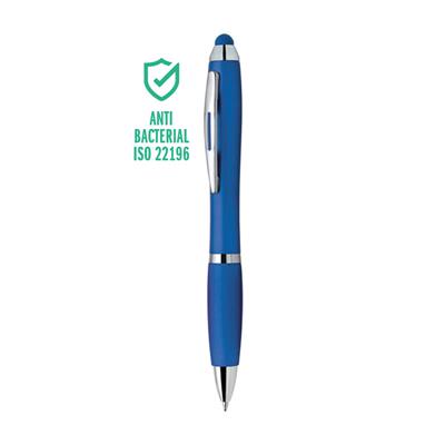 Pd091 Penna Sfera Blu Con Gommino Per Touch Screen