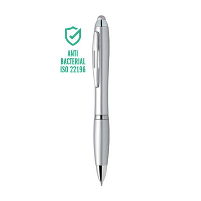 Pd091 Penna Sfera Silver Con Gommino Per Touch Screen