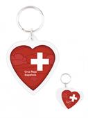 Portachiave Cuore Cor-40 In Plastica Confezione Pz.100 40X40