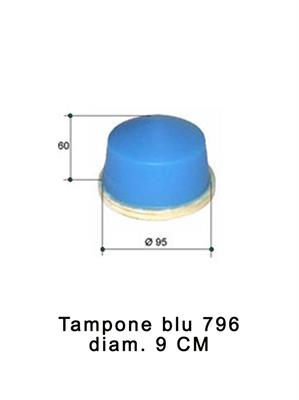 TAMPONE BLU N. 796 DIAM. 9CM