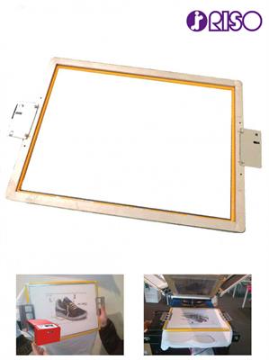 Telaio Per Sericamo Combinazione Serigrafia E Ricamo