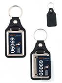 Portachiave Rettangolare Md40N Metal+Tam Nero 25X40Mm 100Pz