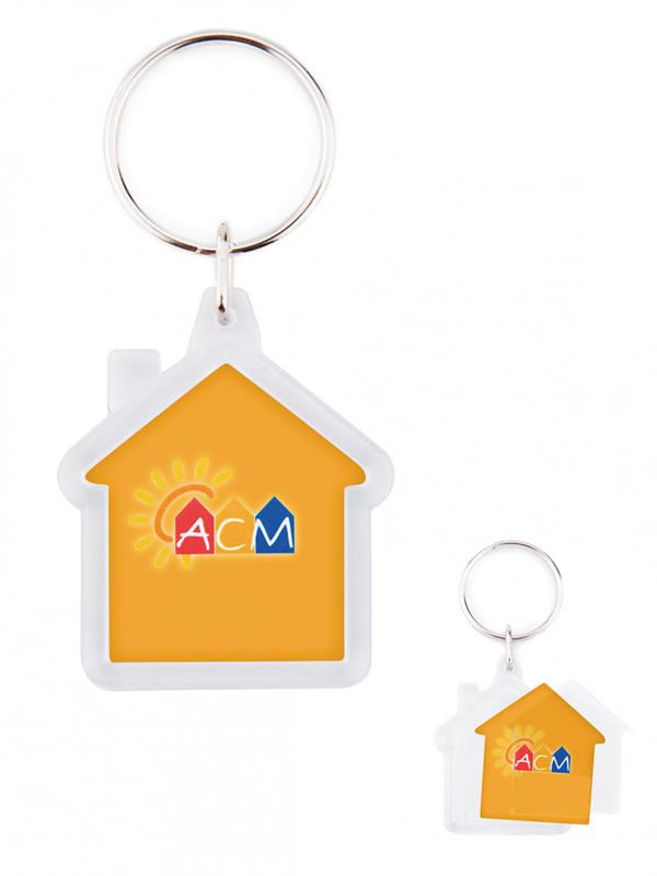 Portachiave Casa Pkn88 In Plastica Trasparente 100Pz Cr-Y