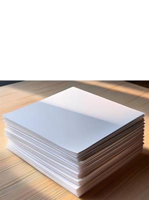Pvc Bianco Satin Fogli 70X100 Polipropilene Gr.
