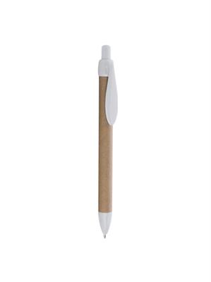 Pd512 Penna Sfera Ecru/Rosso Corpo In Carta