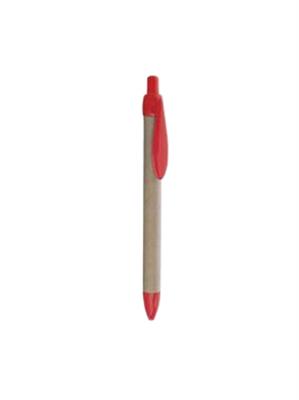 Pd512 Penna Sfera Rosso Corpo In Carta