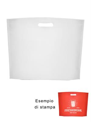 Ocean 7501 Borsa In Tnt Con Manici Fustellati 40X30X10 Bianc