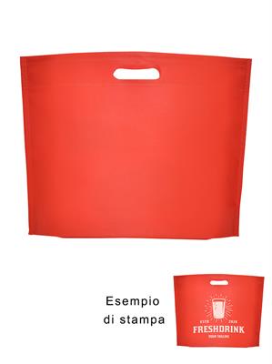 Ocean 7501 Borsa In Tnt Con Manici Fustellati 40X30X10 Rosso