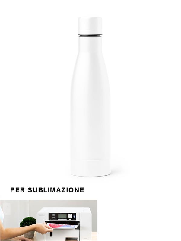 4126 Bottiglia Termica Fancy Bianca Per Sublimazione 500 Ml