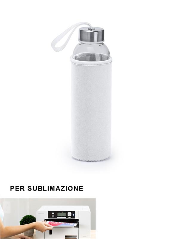 4040 Camu Bottiglia Custodia Bianca Per Sublimazione 500 Ml.