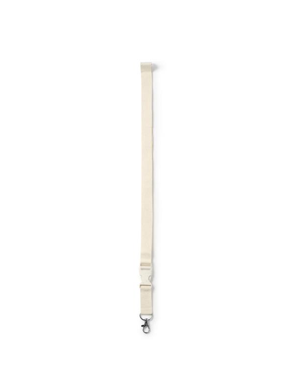 Nela 7044 Lanyard Natural Con Moschettone
