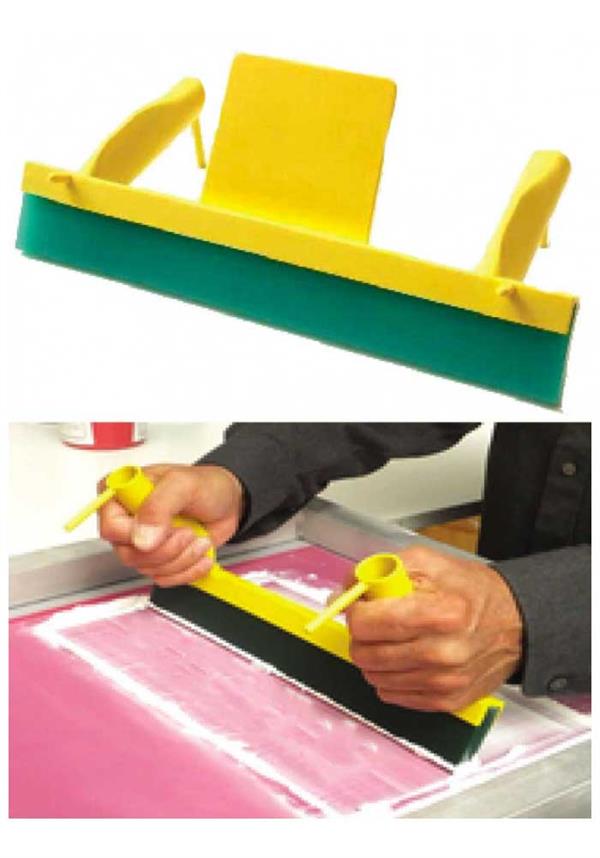 Racla 33Cm Per Serigrafia Manico Ergonomico Con Vulkollan