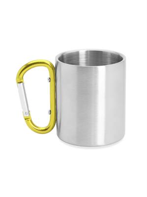 4082 Guaya Tazza In Alluminio Manico Giallo 230Ml