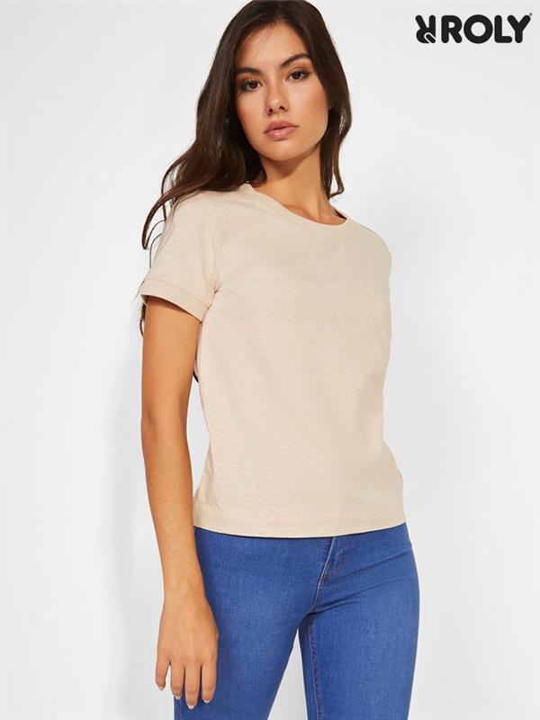 T-Shirt Maniche Corte Donna Veza 6563 100% Cotone Roly