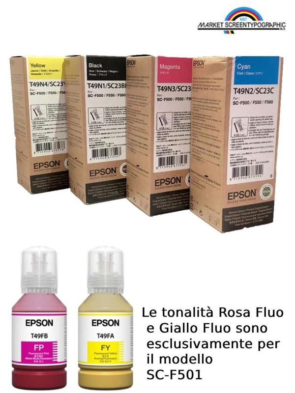 Inchiostro Per Sublimazine DS 140ML Epson Sc-F500/F501/F100
