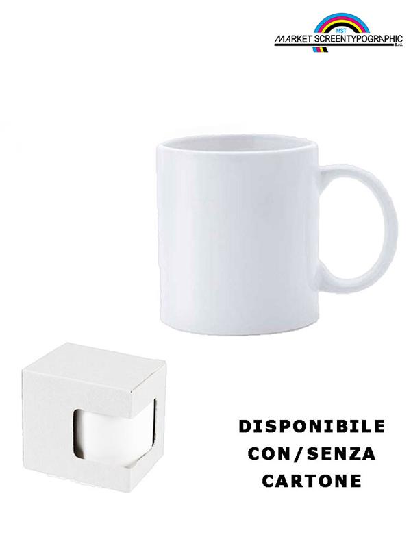 Tazza Bianca Per Sublimazione Senza Cartone Ml 350