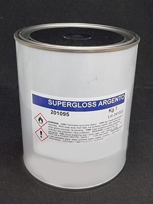 201095.01 SUPERGLOSS INCHIOSTRO PER PVC ARGENTO KG. 1