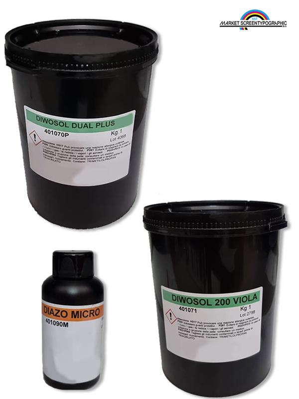 4010 Fotoemulsioni Gelatine Per Telai Serigrafici Kg. 1