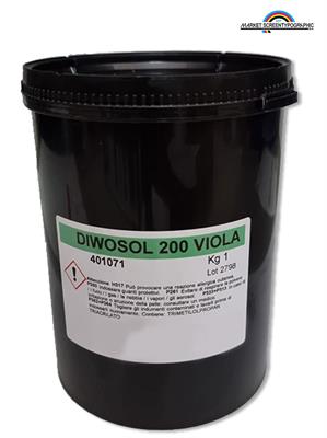 401071 Diwosol 200 Viola Gelatina Plastisol E Solvente Kg.1