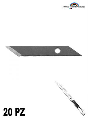 Lame Di Ricambio Tajima Per Cutter Inclinazione 30° 20 Pz