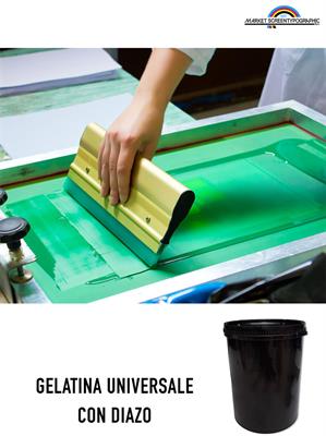 Gelatina Universale E Diazo Per Telai Serigrafici Kg 0,900