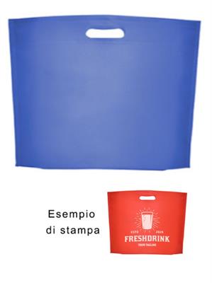Ocean 7501 Borsa Tnt Con Manici Fust. 40X30X10 Blu Elettrico