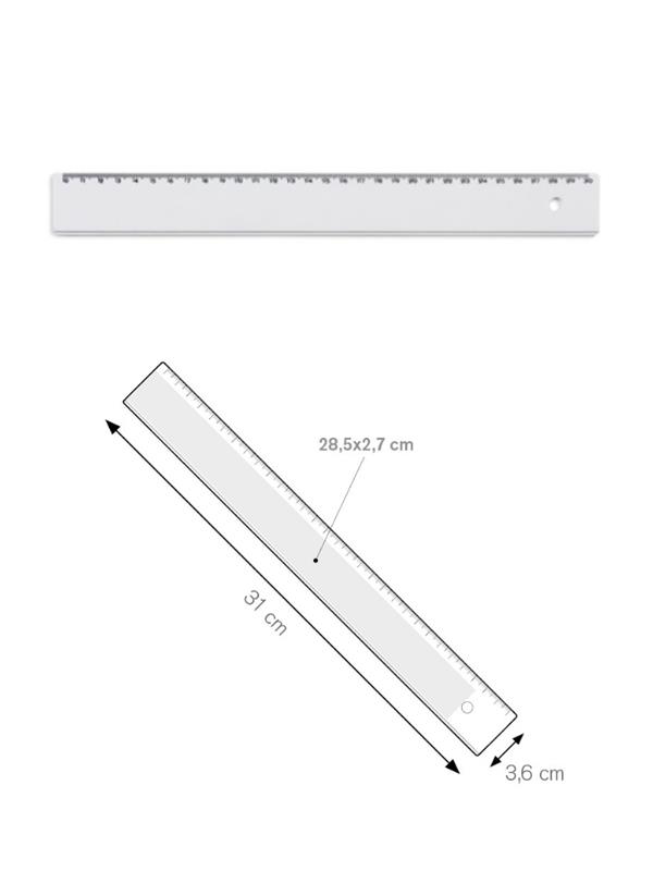 Ph820 Righello In Plastica Cm. 30