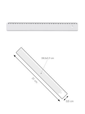 Ph820 Righello In Plastica Cm. 30