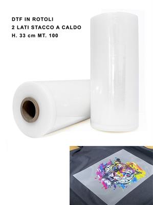 Film Per Dtf Hd 2 Lati Stacco Immediato A Caldo 33Cm X 100Mt