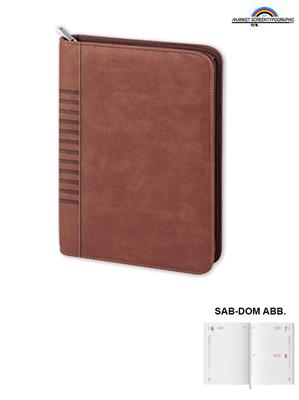 Pb025 Agenda Borsello Sda 15X21 Cuoio Sab/Domenica Abbinati