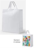 1030 Shopper Bag Moket Bianca Per Sublimazione Tnt 35X40X15
