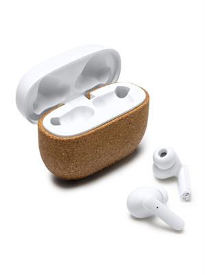 3045 Folk Auricolari Wireless In Sughero Custodia Ricarica