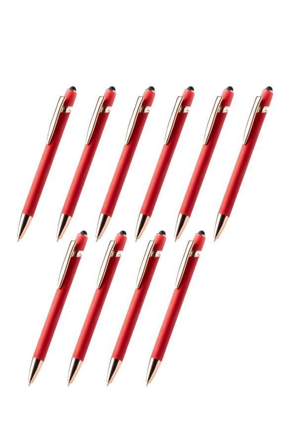 1341 Penna A Sfera In Metallo Refill Blu Rosed