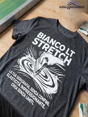 Inchiostro Stretch Bianco Lt Per Tessuti Elasticizzati