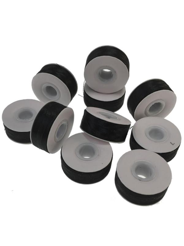 Spoline Nere Riavvolte Con Nottolino Confezione 144 Pz 130mt