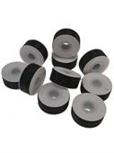 Spoline Nere Riavvolte Con Nottolino Confezione 144 Pz 130mt