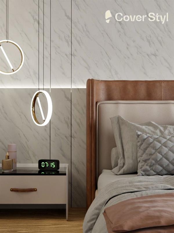 Cover Styl Stone Marble Pellicola Int.Design H.122 Cm