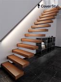 Cover Styl Wood Dark Pellicola Int.Design H.122 Cm