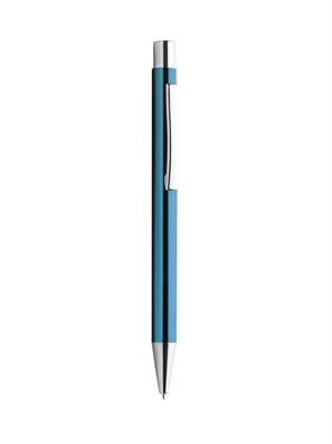 Pd048 King Flash Penna A Sfera In Metallo Azzurro