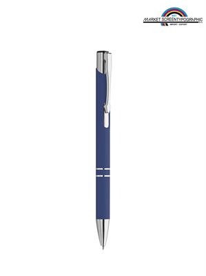 Pd083 Monarch Penna A Sfera In Metallo Blu